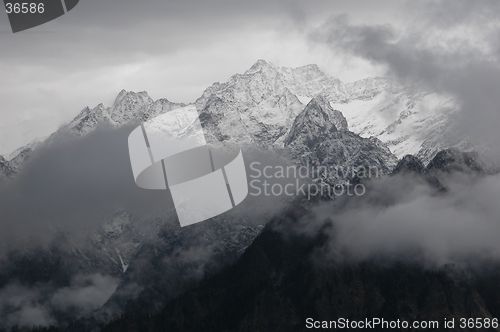 Image of Cloudy Himalayas