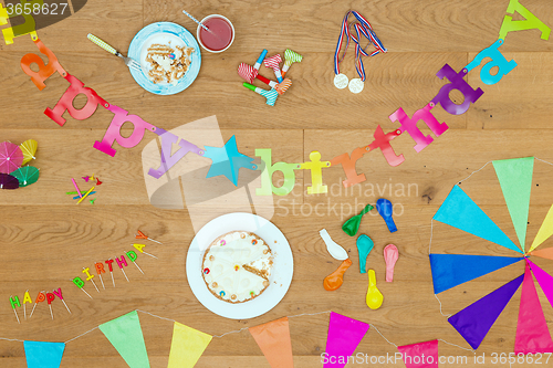 Image of Happy Birthday party background theme