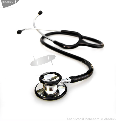 Image of stethoscope on white