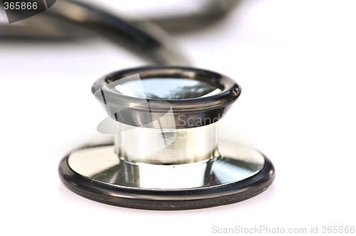 Image of stethoscope on white