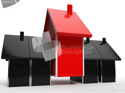 Image of House Icon Means Home For Sale