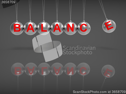 Image of Balance Spheres Showing Balanced life