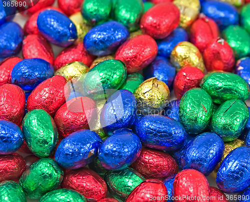 Image of easter eggs