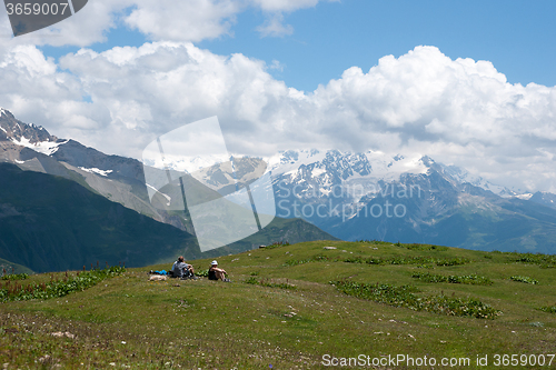 Image of Hiking in mountain