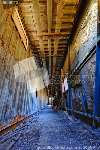 Image of ruins factory damage