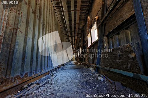 Image of ruins factory damage