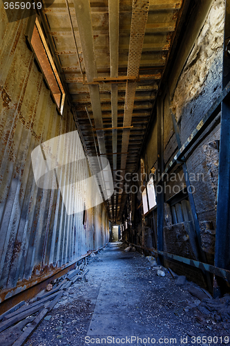 Image of ruins factory damage