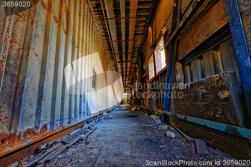 Image of ruins factory damage