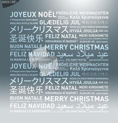 Image of Merry christmas from the world