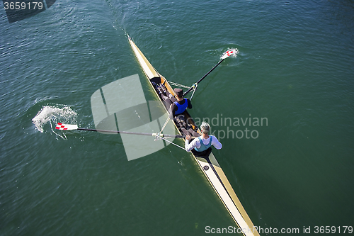 Image of Two Men paddling