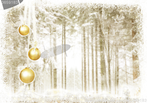 Image of Baubles golden forest