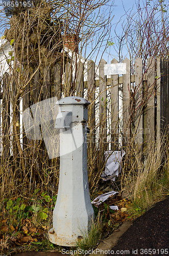 Image of old waterpump in sweden not in use