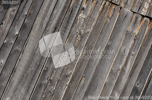 Image of gray aged wooden boards background