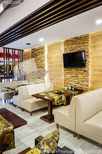 Image of Modern restaurant interior