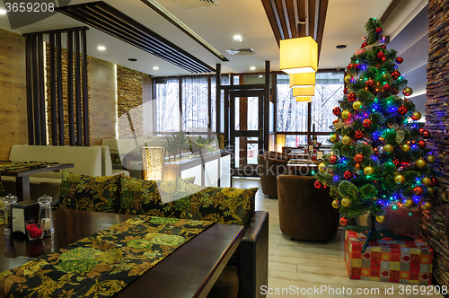 Image of Modern restaurant interior