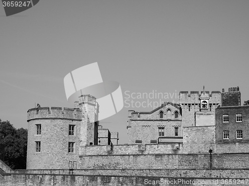 Image of Black and white Tower of London