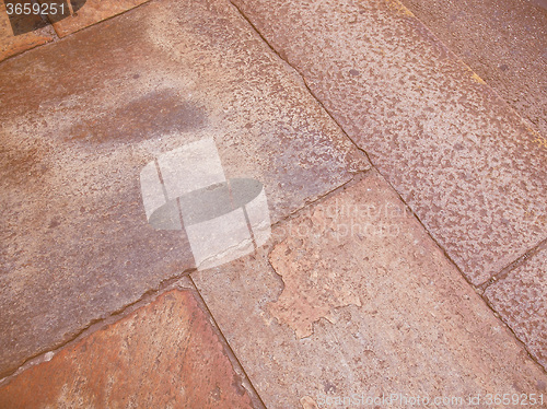 Image of Retro looking Stone floor