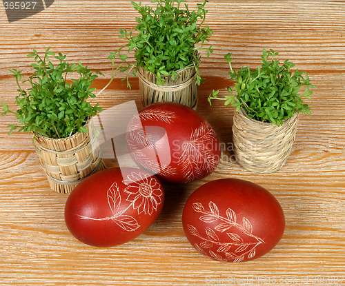 Image of Easter table decoration