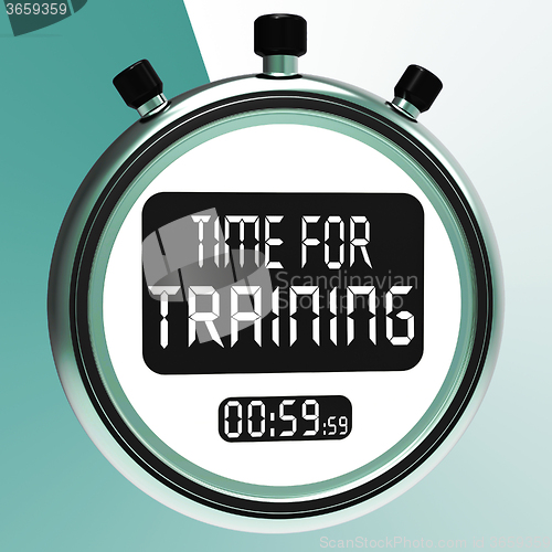 Image of Time For Training Message Meaning Coaching And Instructing