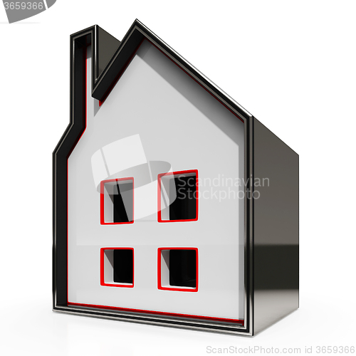 Image of House Icon Shows Home For Sale