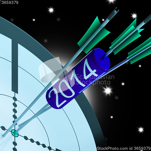 Image of 2014 Future Projection Target Shows Forward Planning