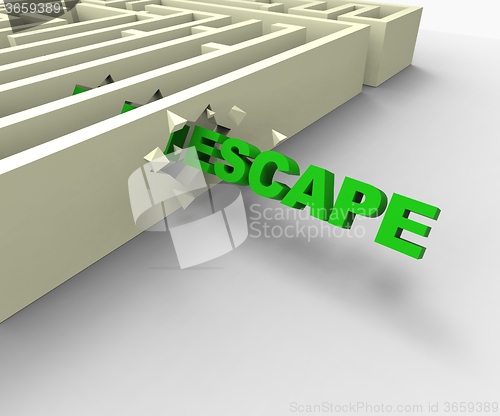 Image of Escape From Maze Shows Jailbreak