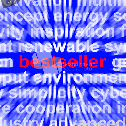 Image of Bestseller Word Means Hot Favourite Or Most Popular