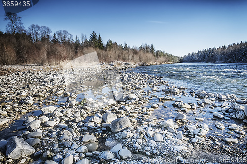 Image of river isar autumn