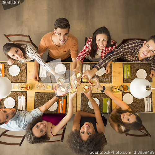 Image of Friends having a toast