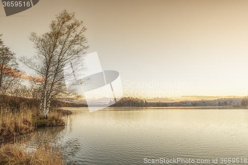 Image of osterseen sunset