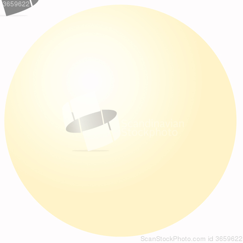 Image of Metal sphere isolated - gold