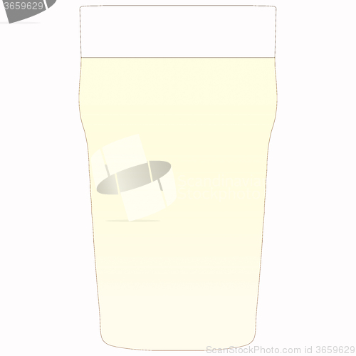 Image of A pint of lager