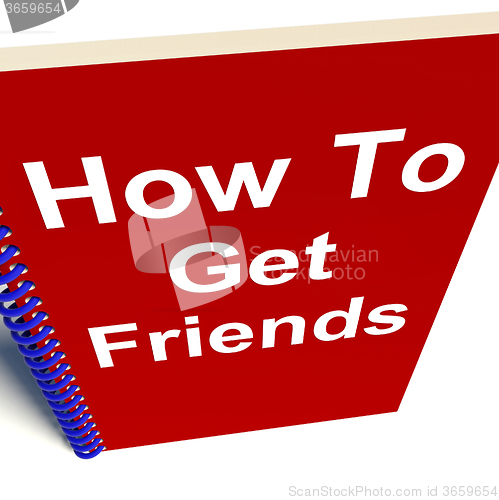 Image of How to Get Friends on Notebook Represents Getting Buddies