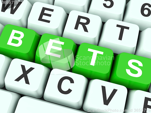 Image of Bets Keys Show Online Or Internet Betting