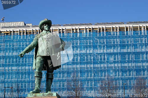 Image of Statue of Christian 4. at Stortorget in Oslo