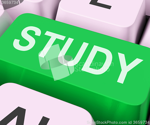 Image of Study Key Shows Online Learning Or Education