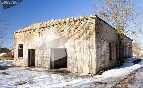Image of destroy buildings. closeup 