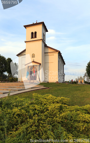 Image of Catholic Church.  close-up