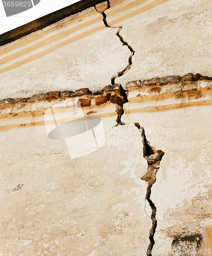 Image of crack in the wall  