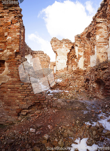 Image of the ruins  fortress  