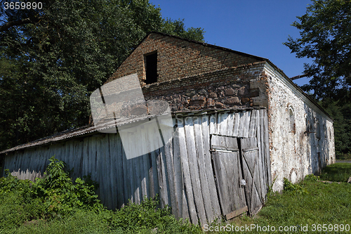 Image of destroy buildings  . belarus