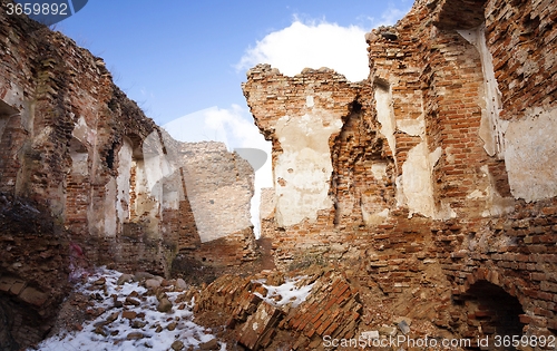 Image of the ruins  fortress  