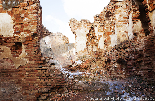 Image of the ruins  fortress  