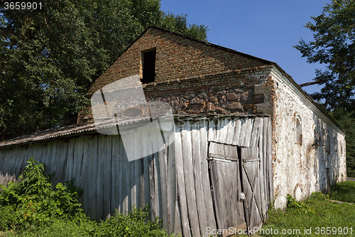 Image of destroy buildings  . belarus