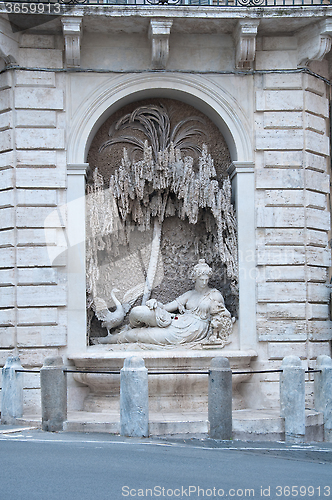 Image of Via delle Quattro Fontane in Rome, 