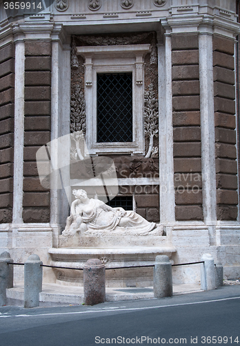 Image of Via delle Quattro Fontane in Rome, 