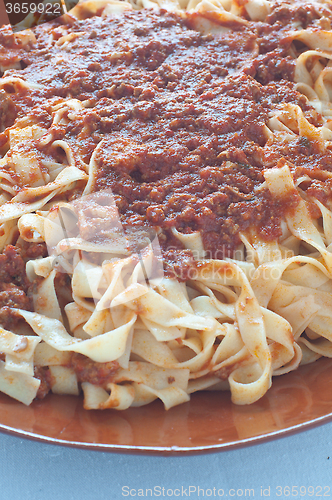 Image of Homemade pasta with ragu of wild boar