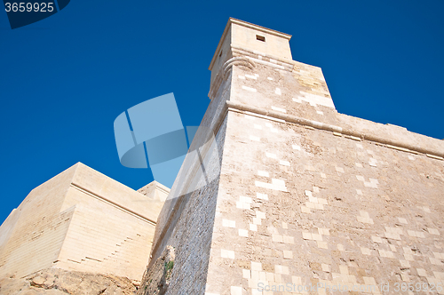 Image of Detail of the castle of victoria, Rabat, Gozo, Malta