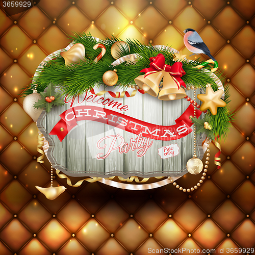 Image of Christmas holiday background. EPS 10