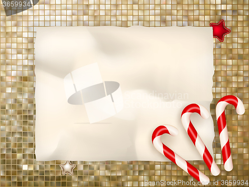 Image of Christmas gold Background. EPS 10